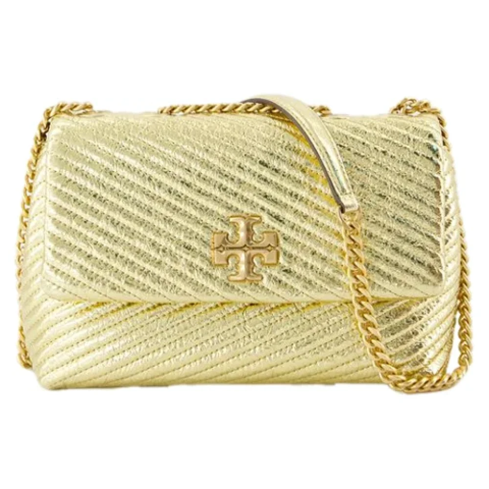 TORY BURCH Leather shoulder-bags Yellow Dames