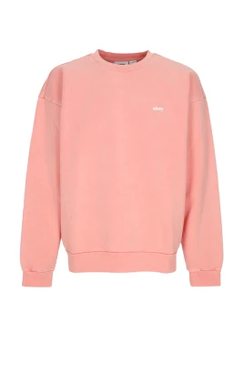 Shell Pink Lättvikts Crew Neck Sweatshirt
