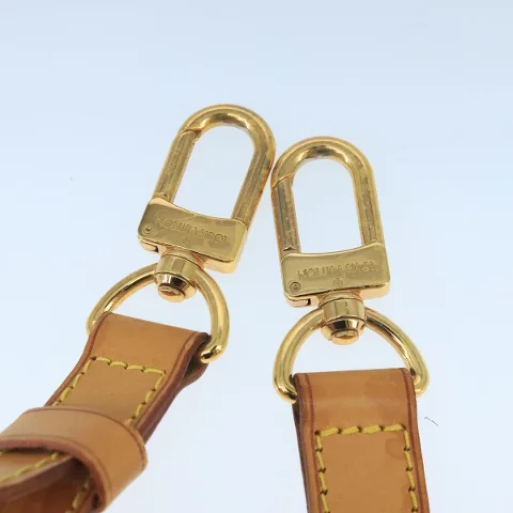 Louis Vuitton Vintage Pre-owned Leather belts Beige Dames