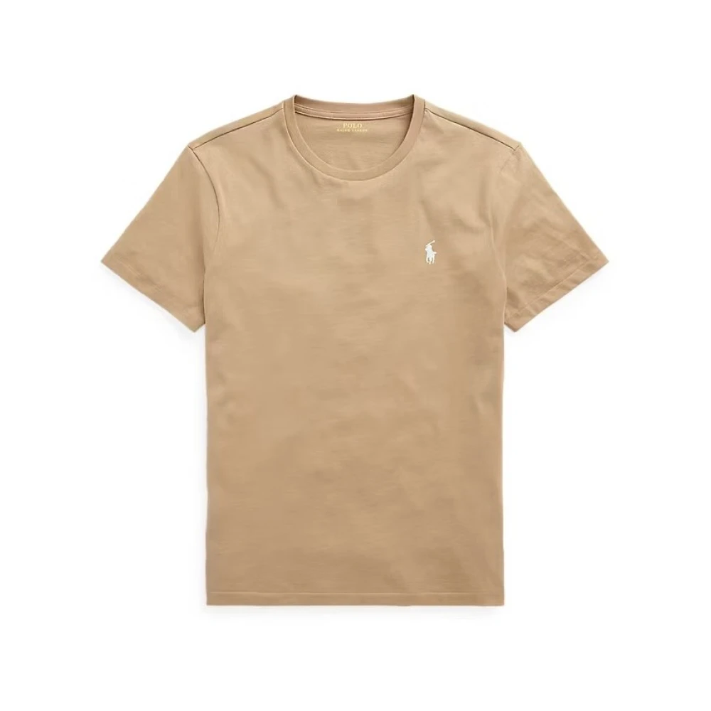Polo Ralph Lauren Men's Beige Stylish T-Shirt For - T-Shirts - 2XL - Tops