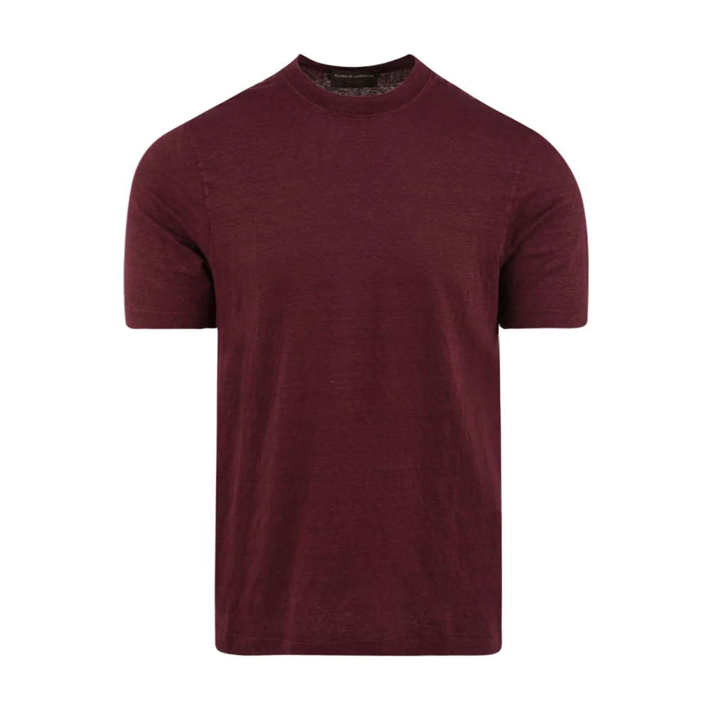 Filippo De Laurentiis Hombre Rojo Camisetas, Talla: Xl
