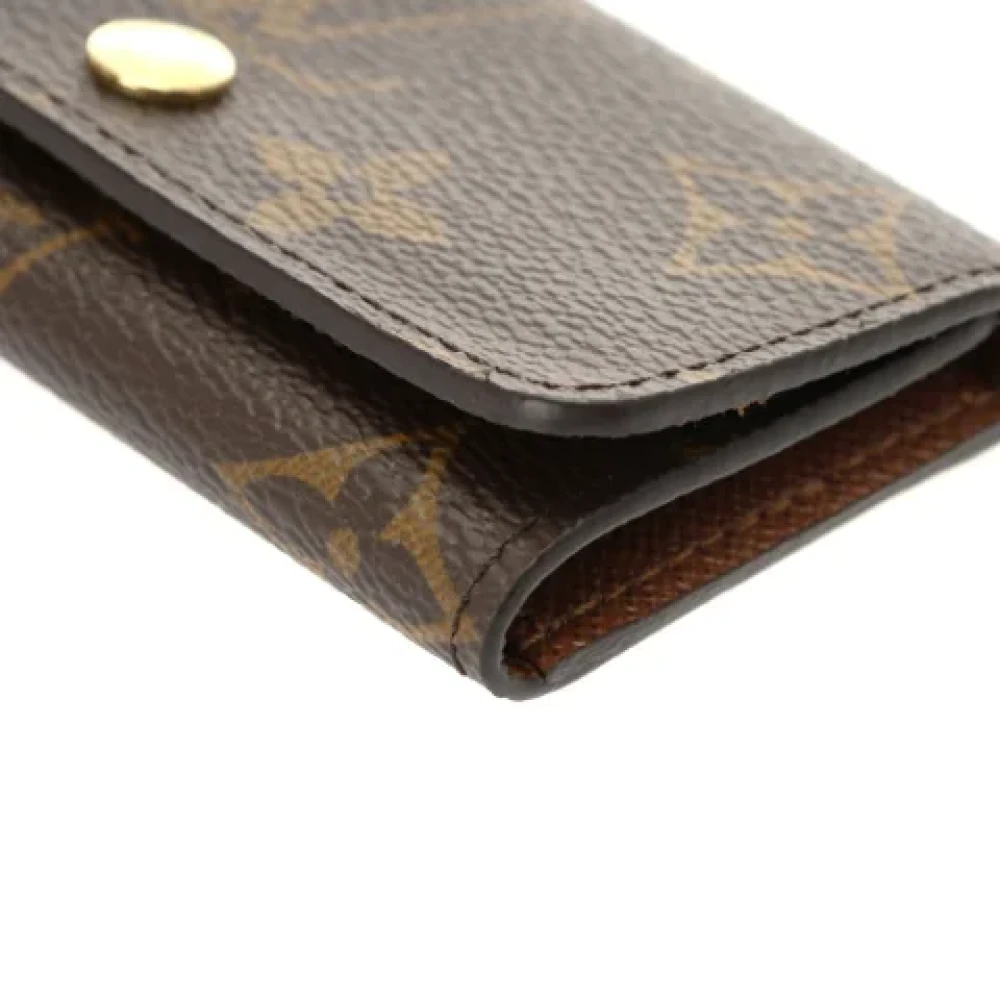 Louis Vuitton Vintage Pre-owned Fabric key-holders Brown Dames