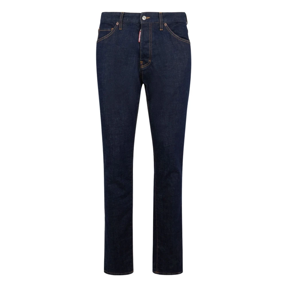 Dsquared2 Blue Slim Fit Jeans, Male, 2XL, Teddy Jeans