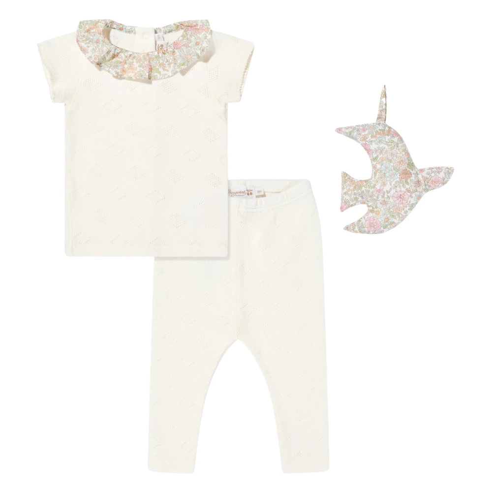 Bonpoint Girls Beige Ivory Daisie Gift Set For Baby - Kids Sets - 1 M - Kids