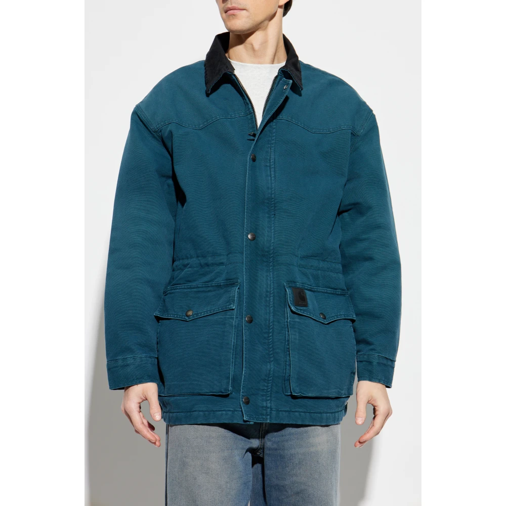 Carhartt WIP Denim jas OG Santa Fe Blue Heren