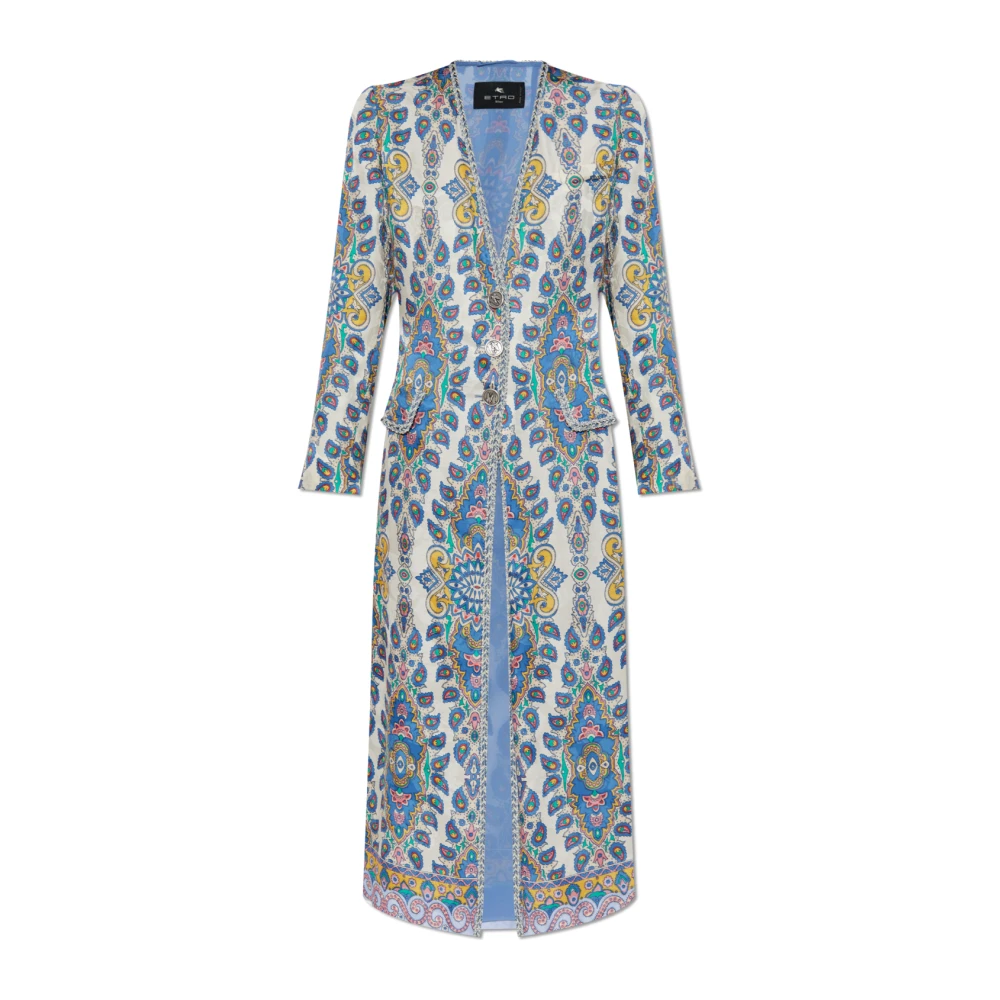 ETRO Gestreepte jas Multicolor Dames