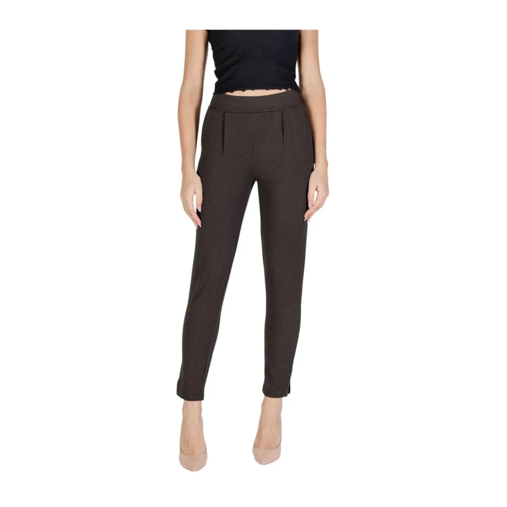 Ichi Bruine Mix Herfst Winter Damesbroek Brown Dames