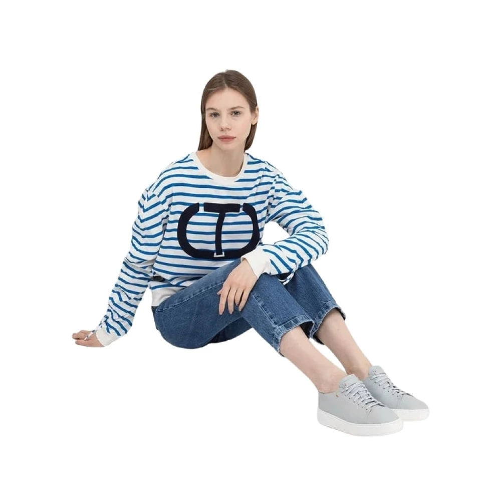 Twinset Crew Neck Sweatshirt Multicolor Dames