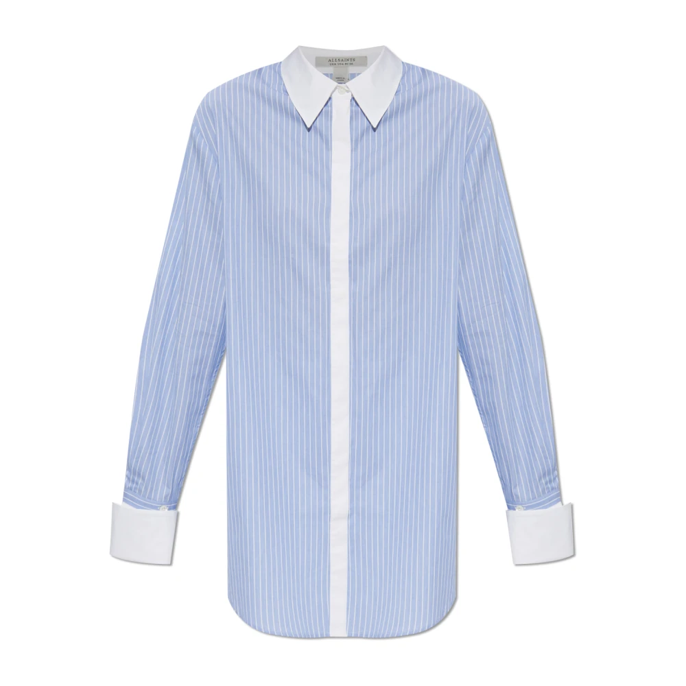 AllSaints Dress Albert Blue Dames