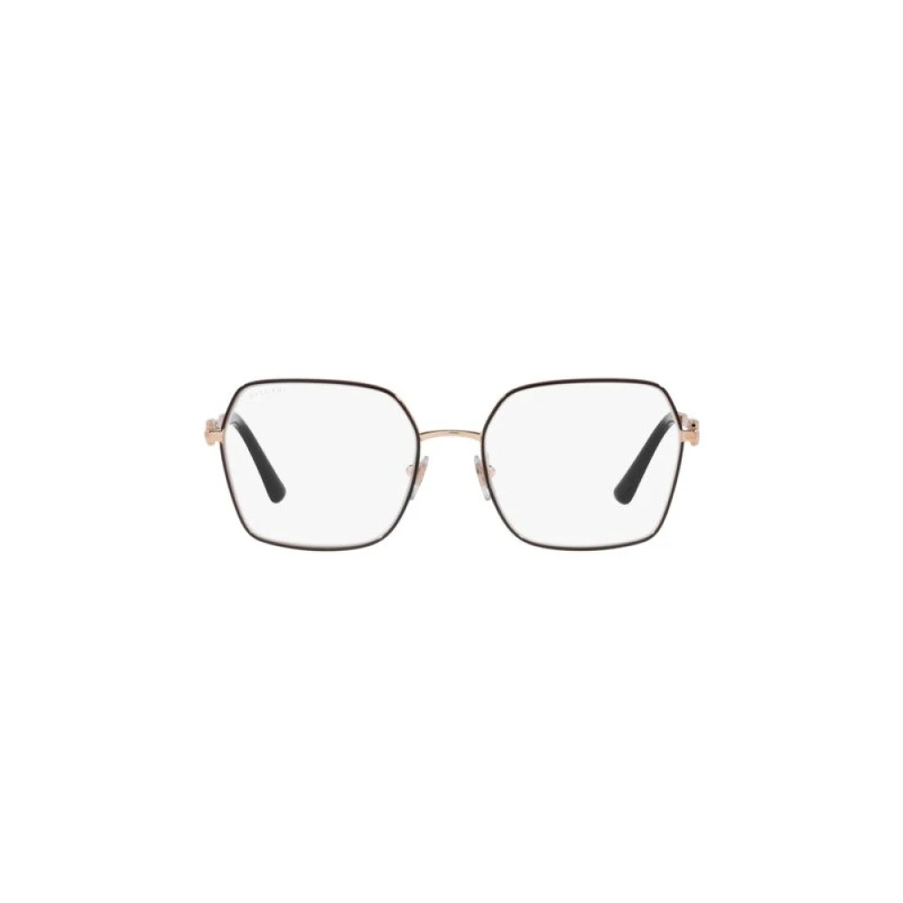 Bvlgari Metalen Frame Bril Black Unisex