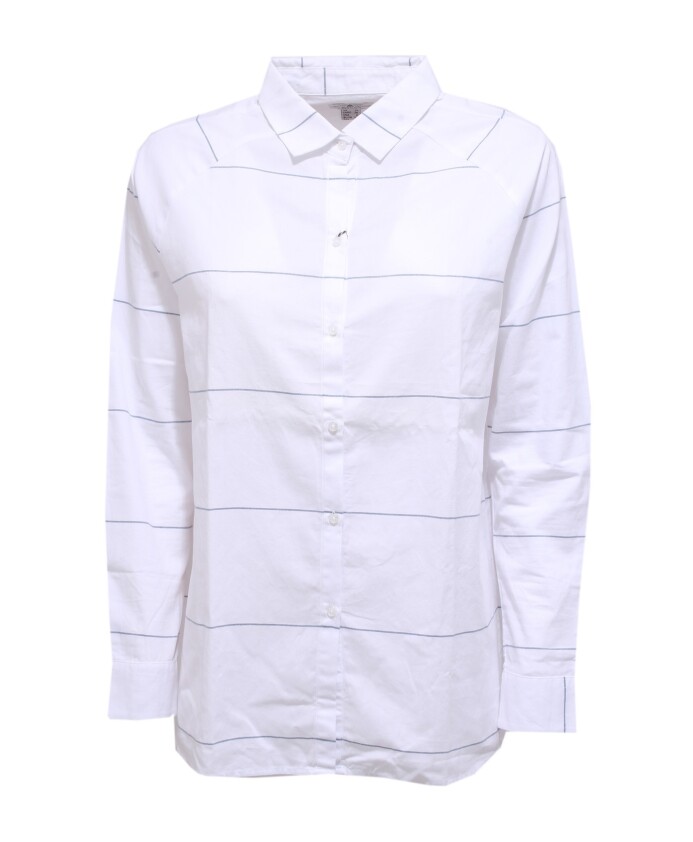 chemise-a-rayures-blanche-en-coton