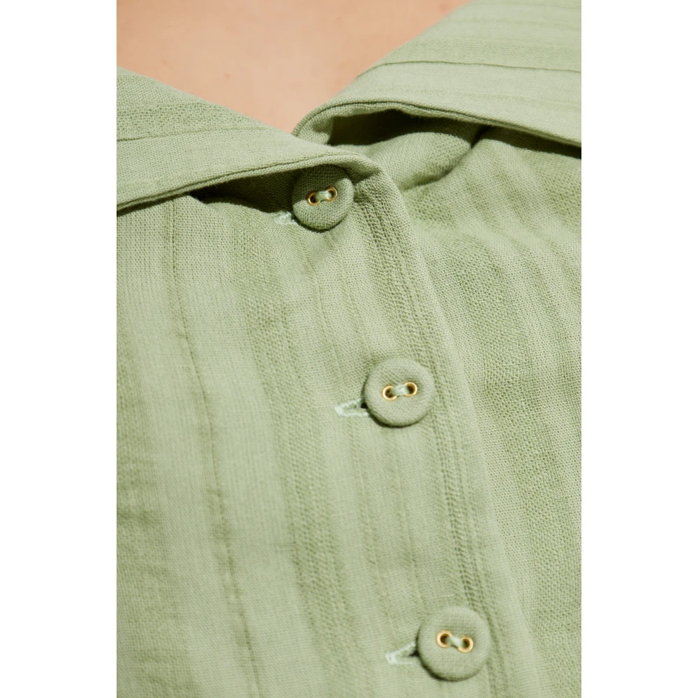 Cult Gaia Jurk Alix Green Dames