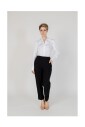 pantalon-cigarette-en-polyester-noir