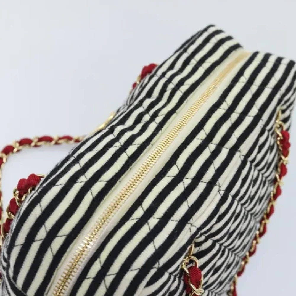 Chanel Vintage Pre-owned Cotton chanel-bags Black Dames