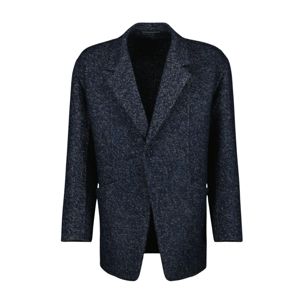 Dior Men's Blue Blazers, L, Deconstructed Jacket