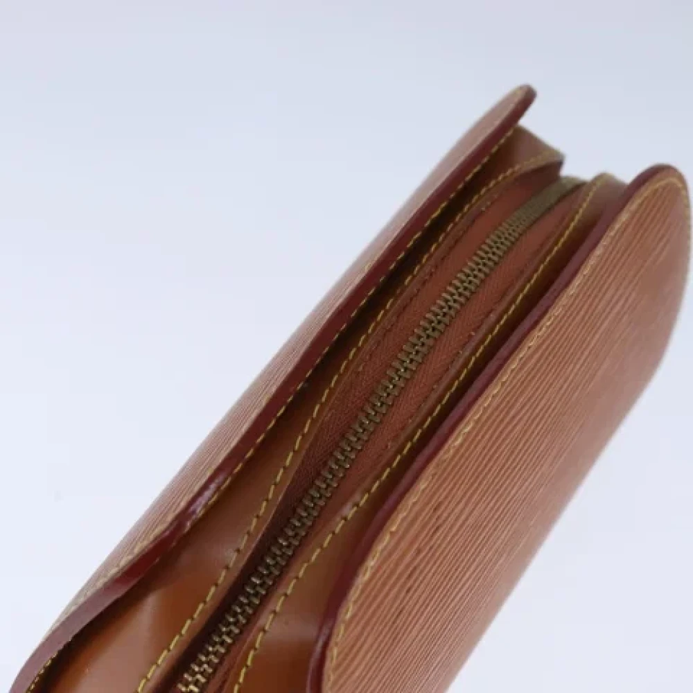 Louis Vuitton Vintage Pre-owned Leather pouches Brown Dames