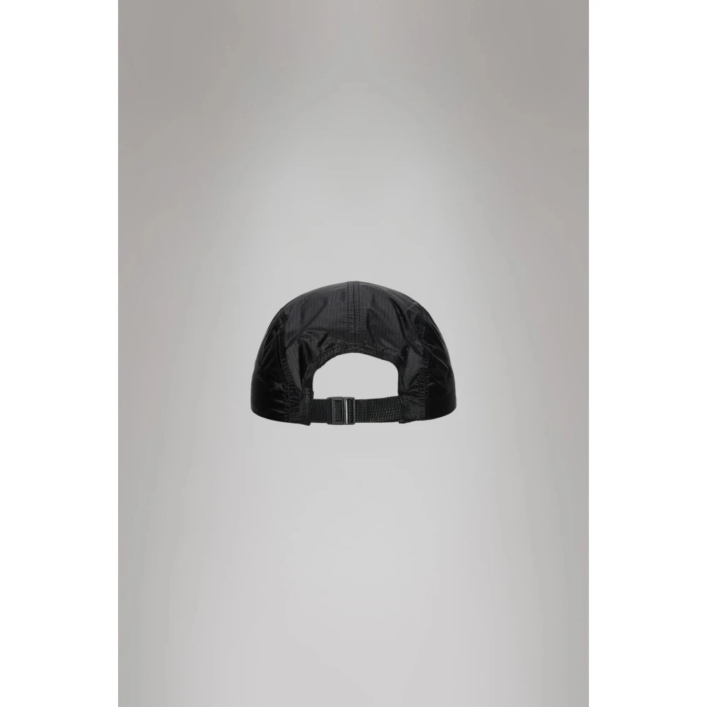 Rains 5 Panel Ripstop Cap Black Unisex