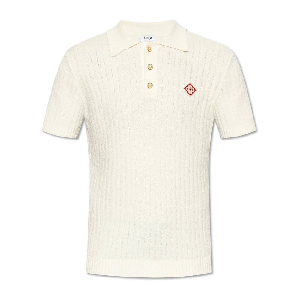 Casablanca Geribde polo Beige Heren