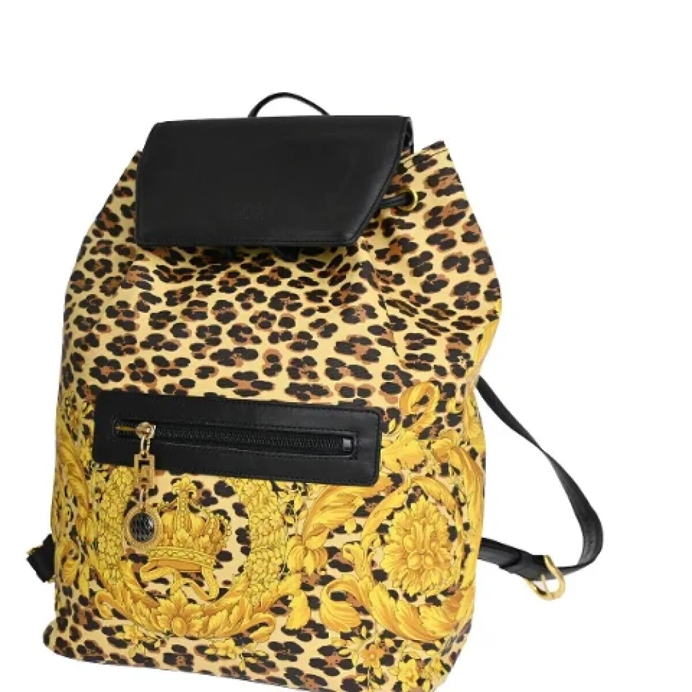Versace Pre-owned Canvas backpacks Multicolor Dames