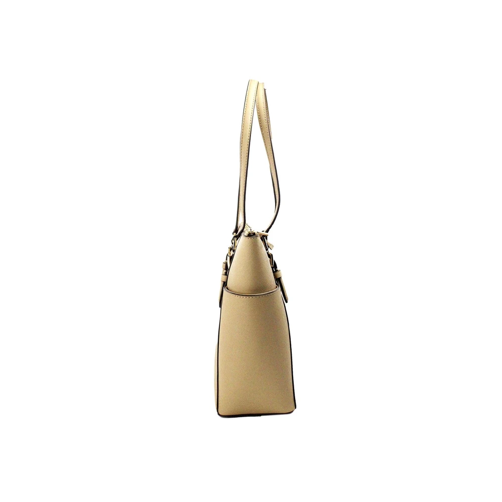 Michael Kors Stijlvolle leren tas in camel Beige Dames