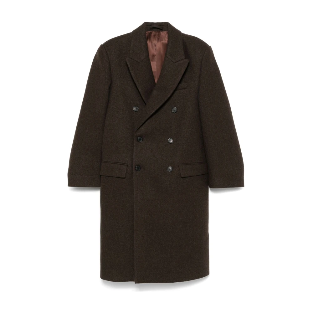 Wardrobe.nyc Klassieke Zwarte Jas Brown Dames