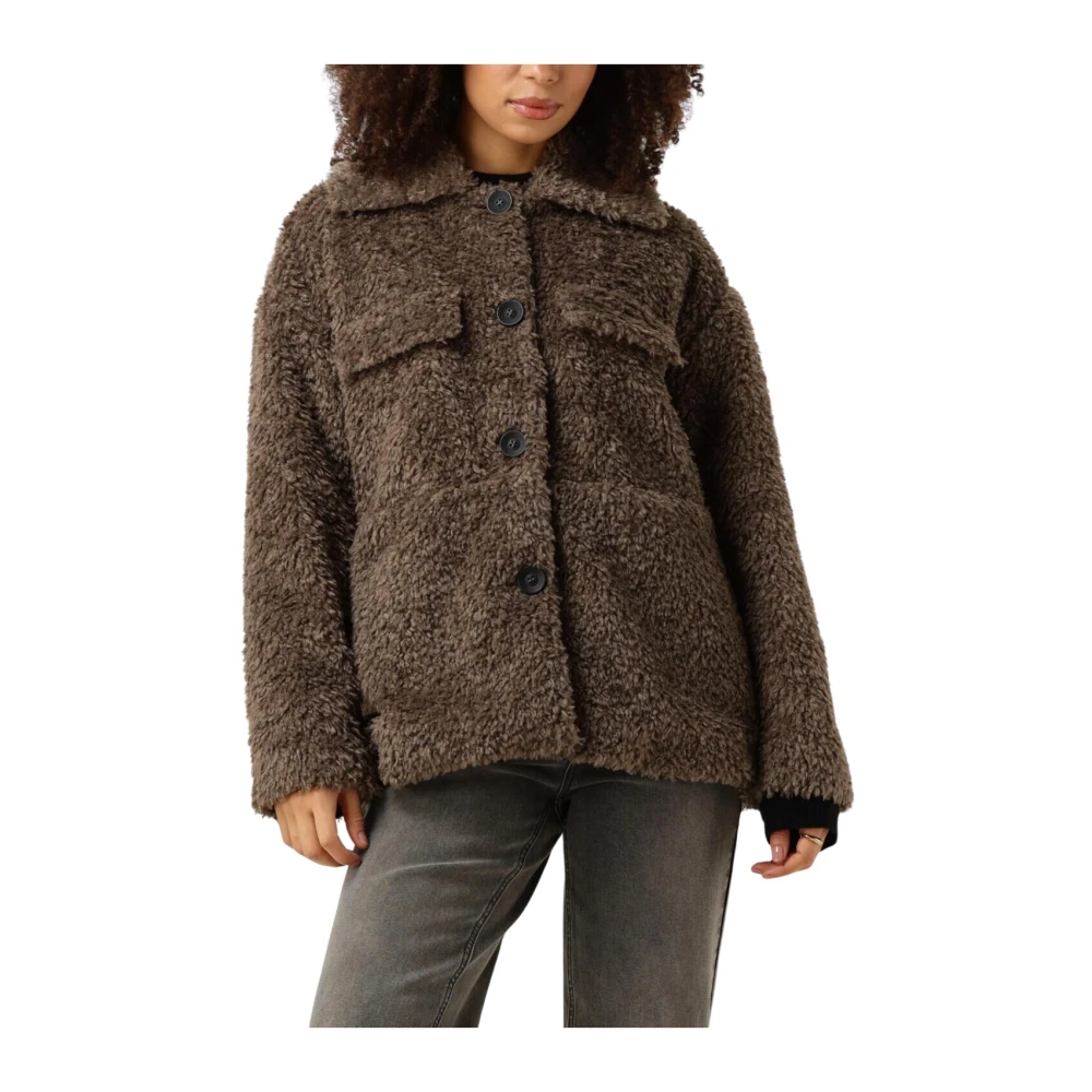 Object Olympia Jas Bruin Damesjas Brown Dames
