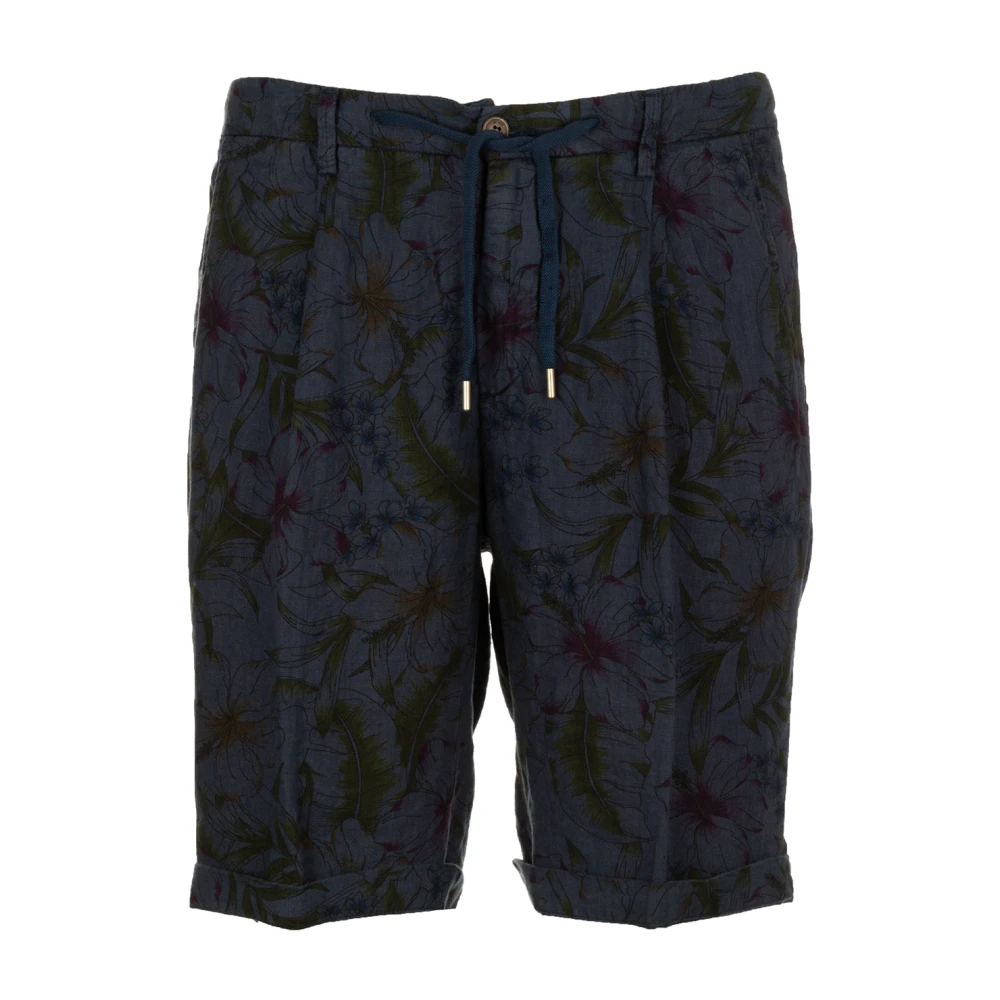 40Weft Blauwe Chino Bermuda Shorts Blue Heren