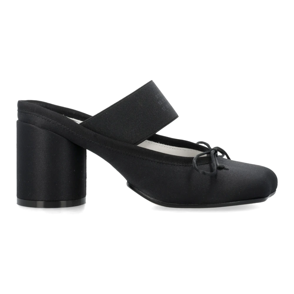 MM6 Maison Margiela Ballerina Klack Mule Ballet Black, Dam