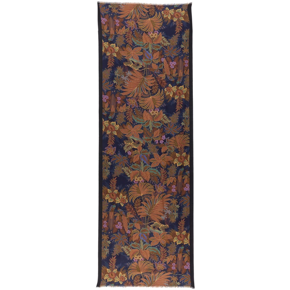 ETRO Luxe Paisley Print Wintersjaal Multicolor Heren