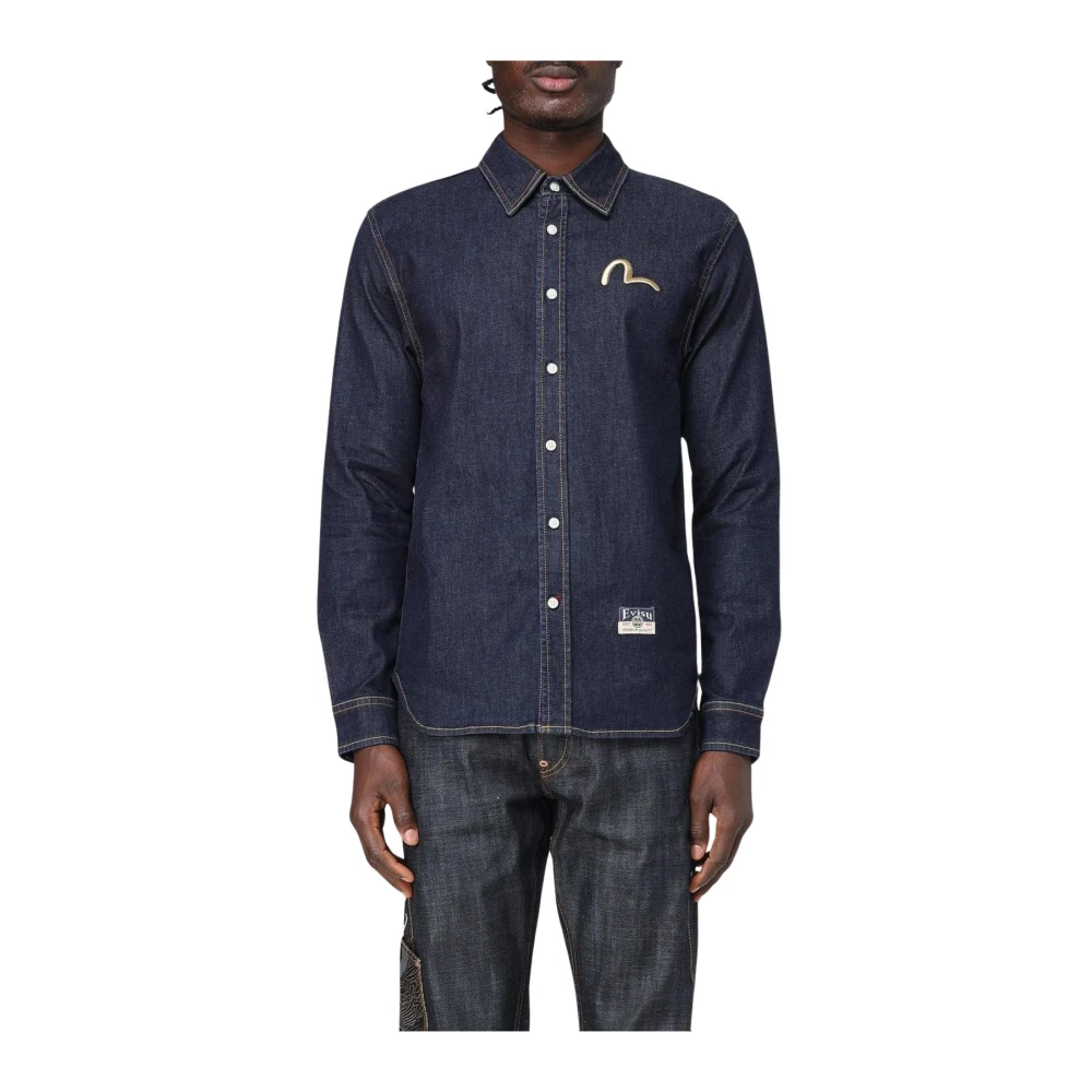 Shirts > Denim Shirts - - Evisu - Modalova