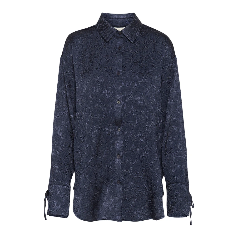 Kaffe Midnight Marine Overhemdblouse Blue Dames
