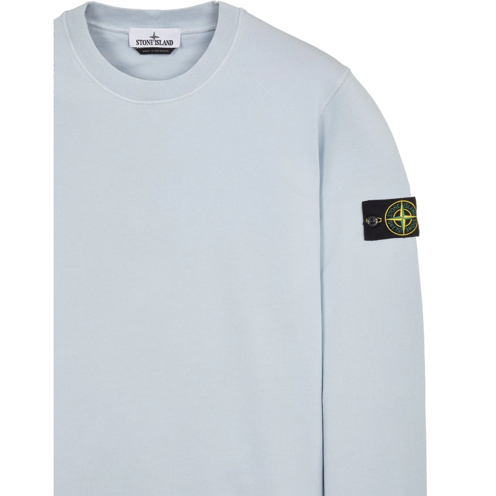 Stone Island Crewneck Sweatshirt Blue Heren
