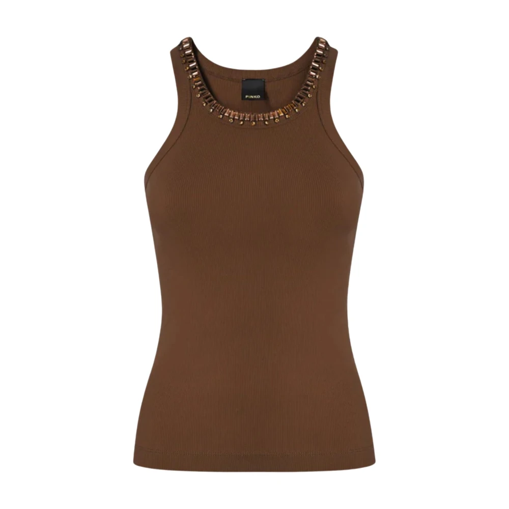 Pinko Donna Marrone - Redbull Canotta Costina - Tops - S