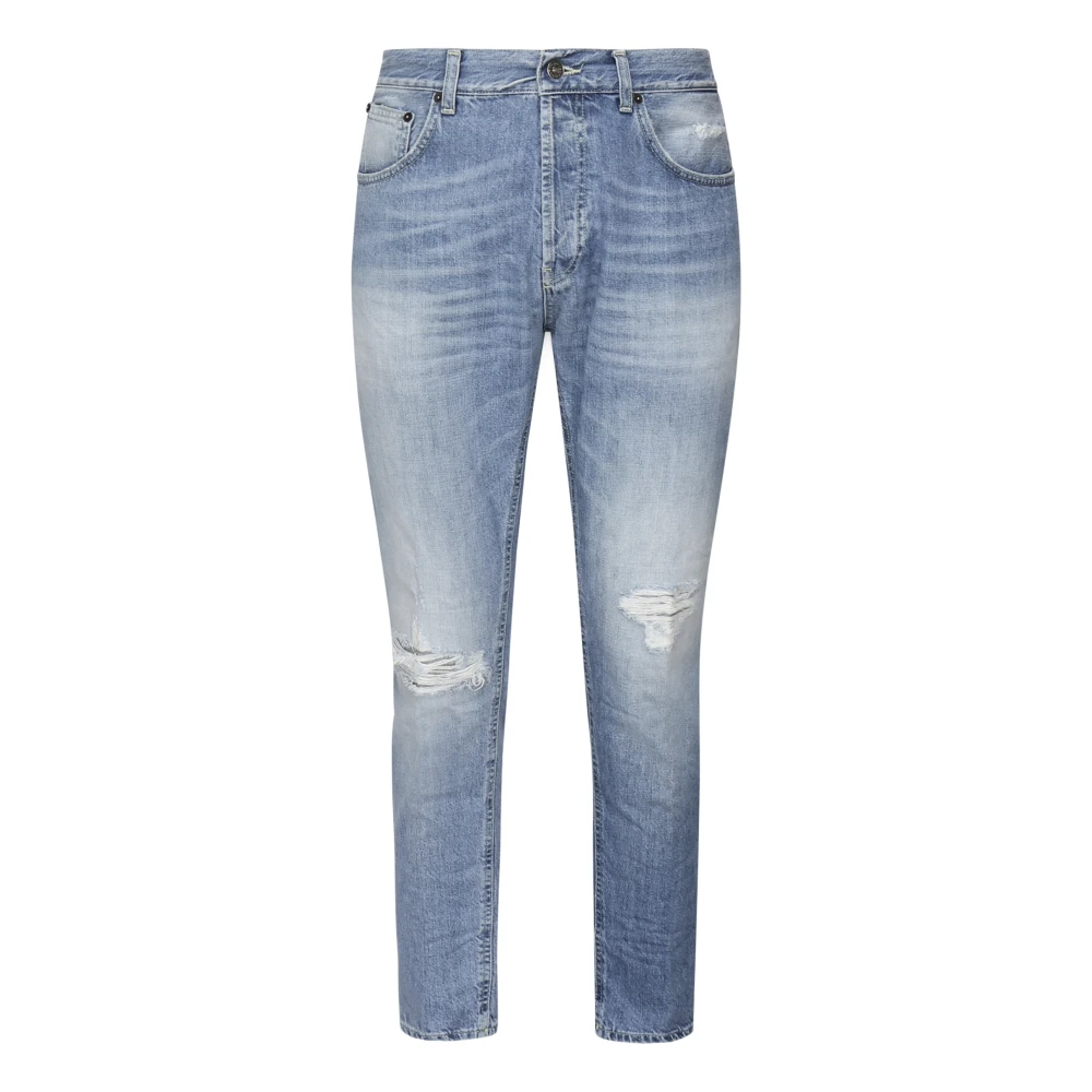 Dondup Men's Blue Slim Fit Jeans, W32, Slim Fit Jeans Made In Italy