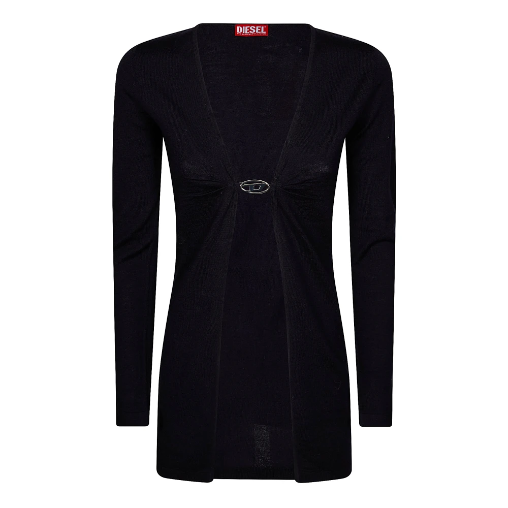 Diesel Lange Mouw Casual Shirt Black Dames