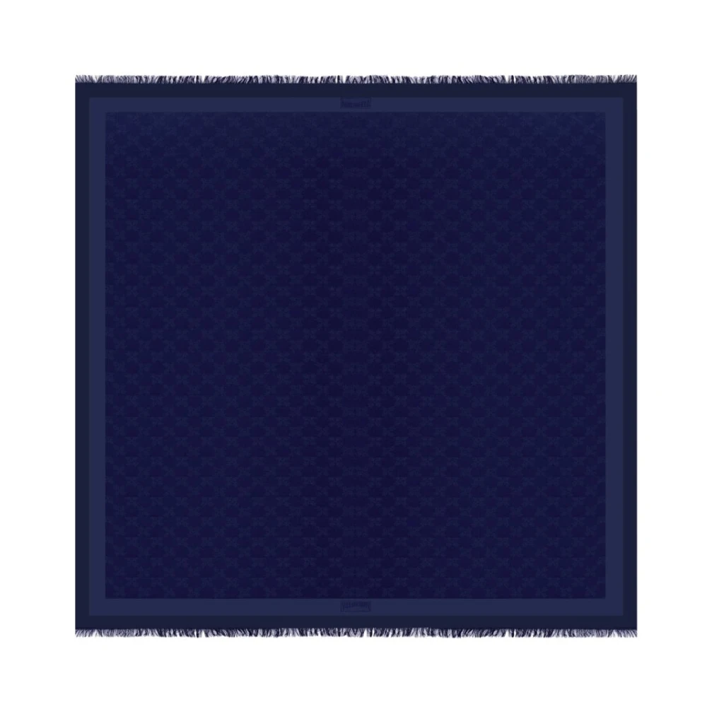 Vilebrequin Donna Blu - Turtle Monogram Scarf - Accessories - One Size