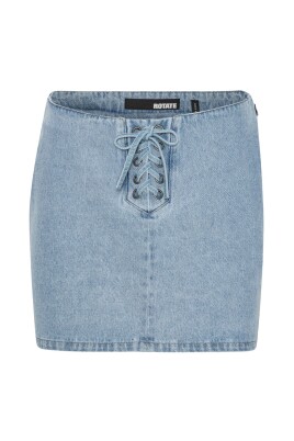 laced-denim-mini-skirt