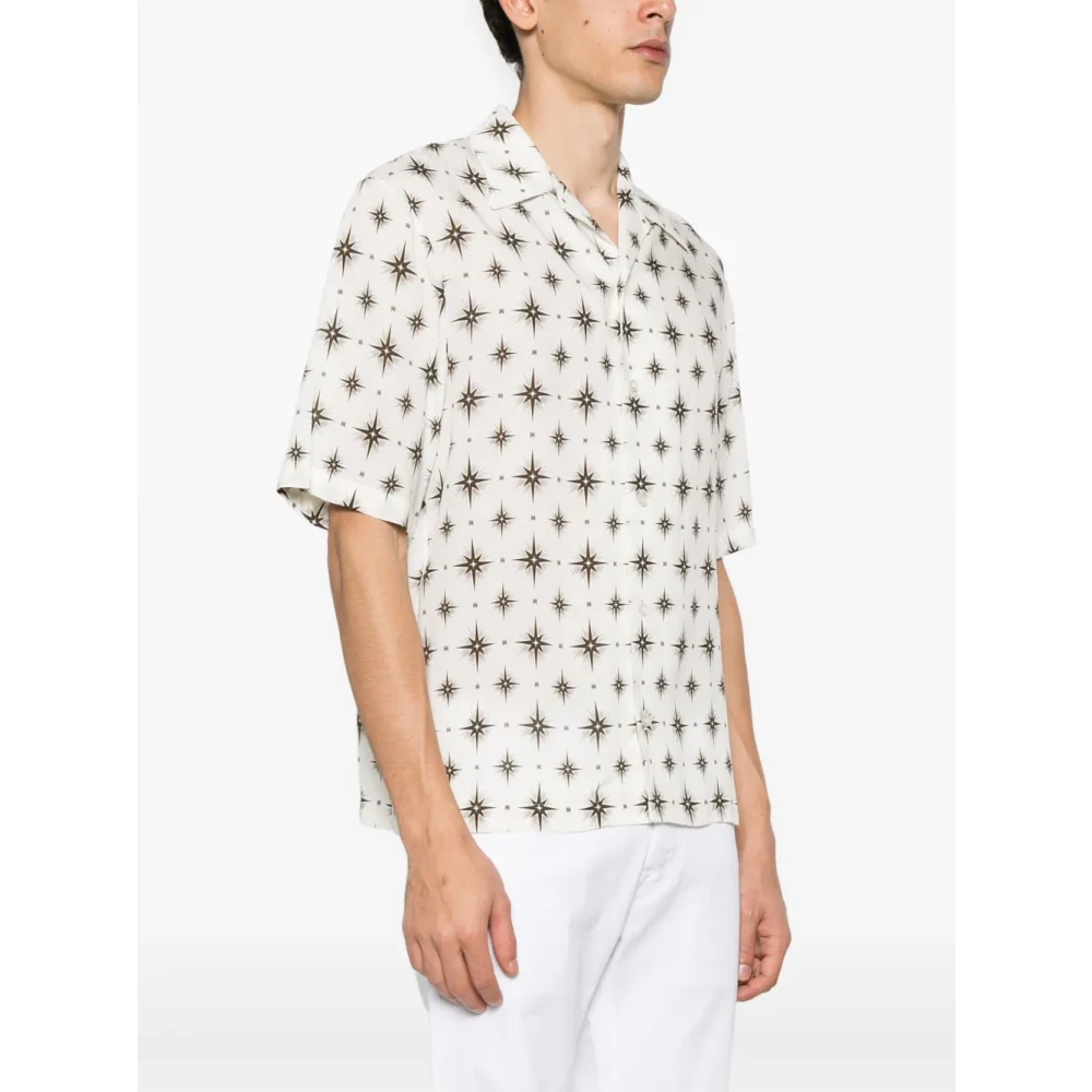 Amiri Micro Starburst Overhemd White Heren