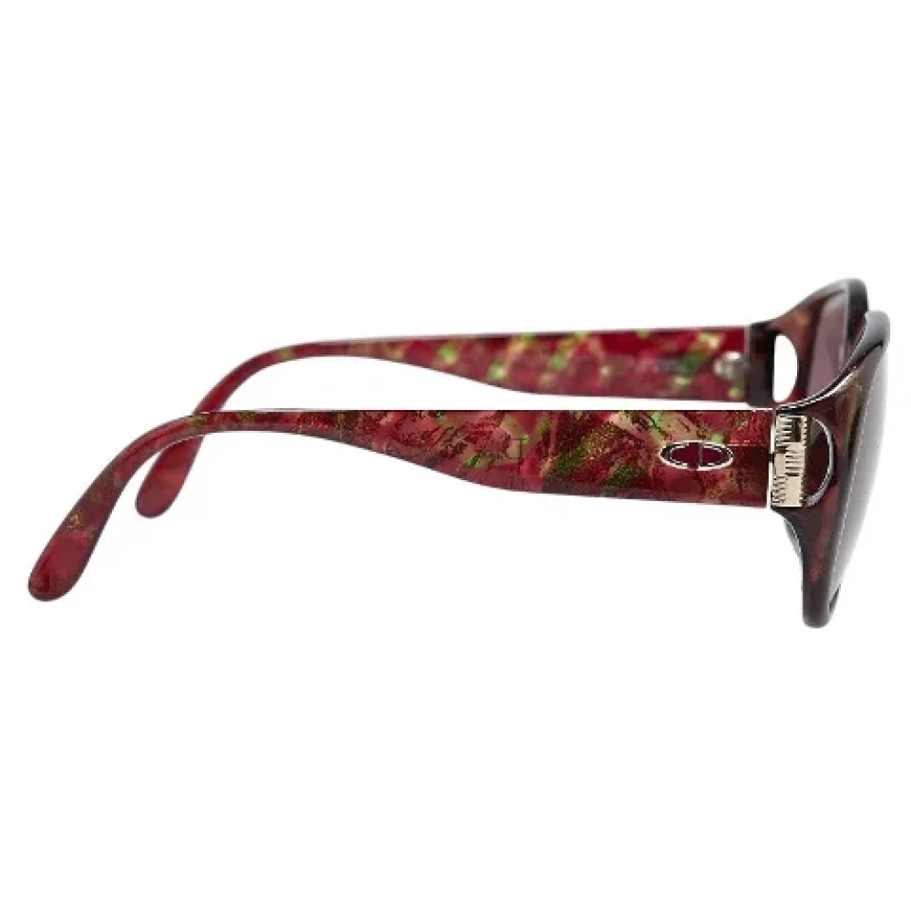 Dior Vintage Pre-owned Plastic sunglasses Brown Dames