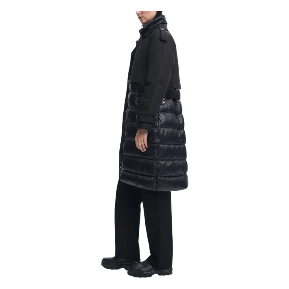 Desigual Gewatteerde Jas Herfst Winter Collectie Vrouwen Black Dames