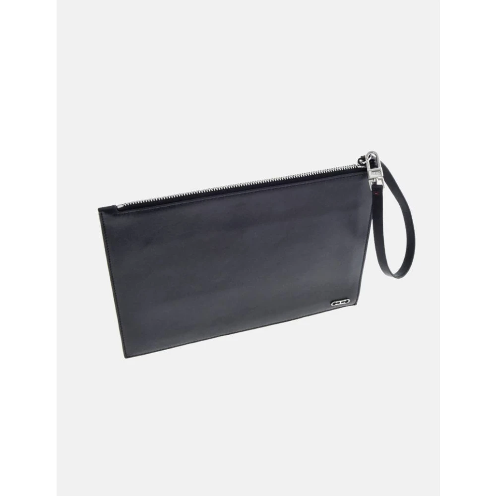 Carolina Herrera Sequoia Leren Continental Portemonnee met 35e Verjaardagsarmband Detail Black Heren