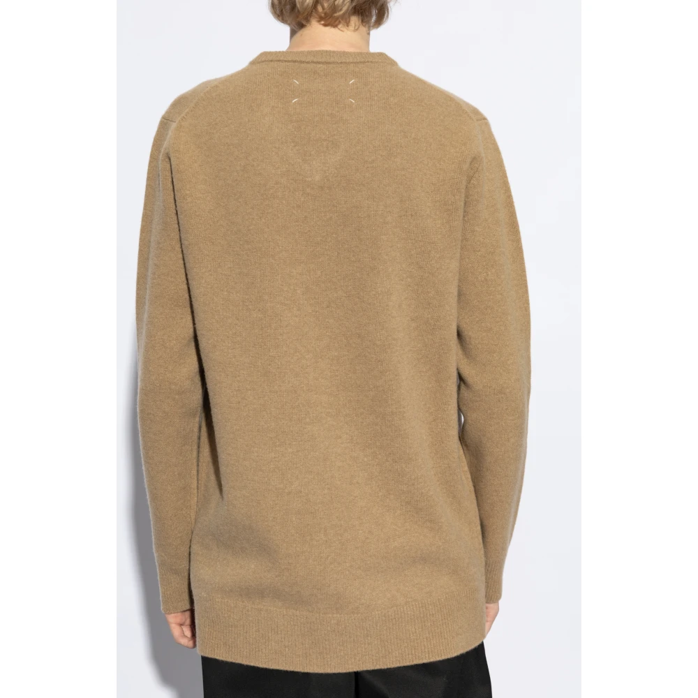 Maison Margiela Wollen trui Beige Heren