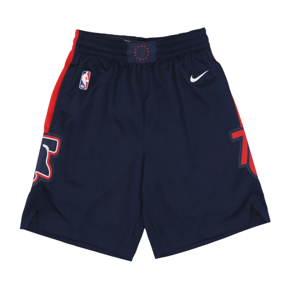 Nike City Edition Basketbal Shorts 23 Blue Heren