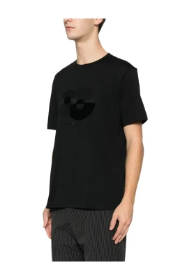 Jersey T-shirt med optisk brodyr
