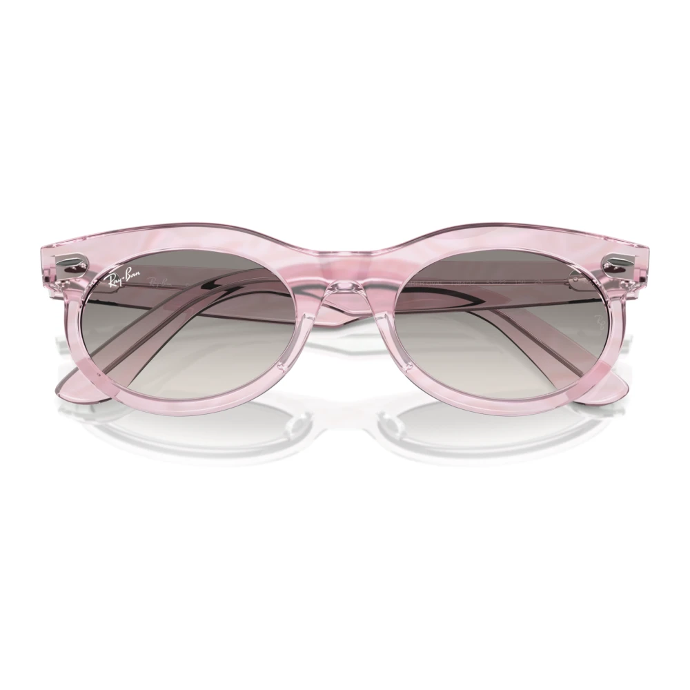 Ray-Ban Women's Purple Sunglasses, 53 Mm, Rb2242 Wayfarer Oval