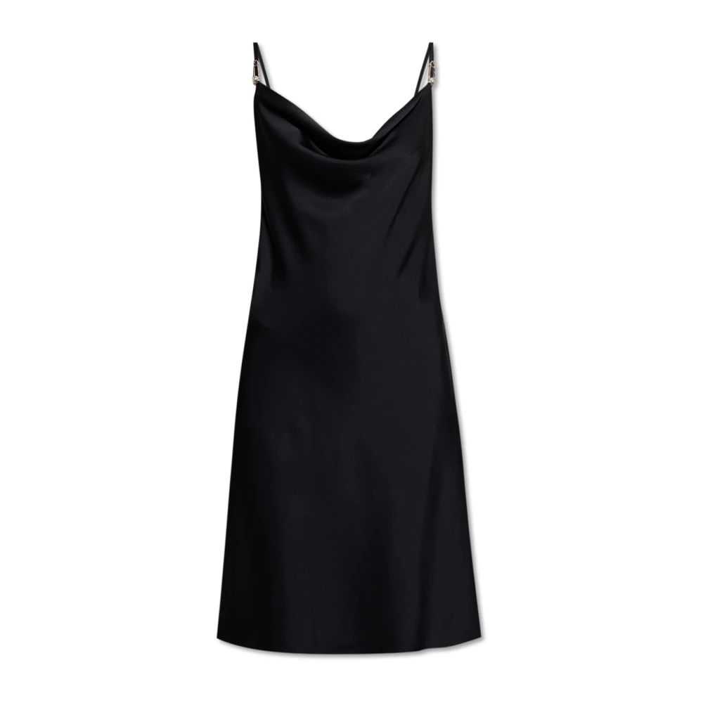 Versace Jurk met bandjes Black Dames