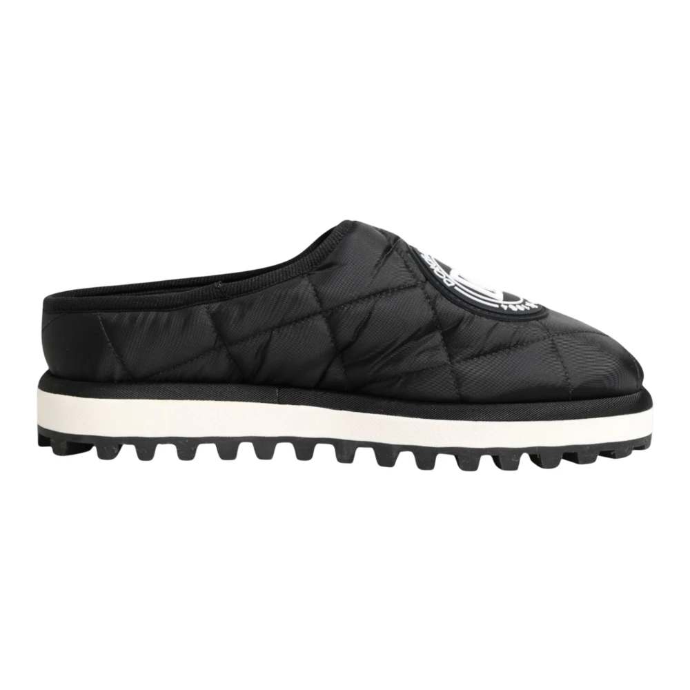 Dolce & Gabbana Black Mules, Male, 9 Uk, Low-Top Trainers