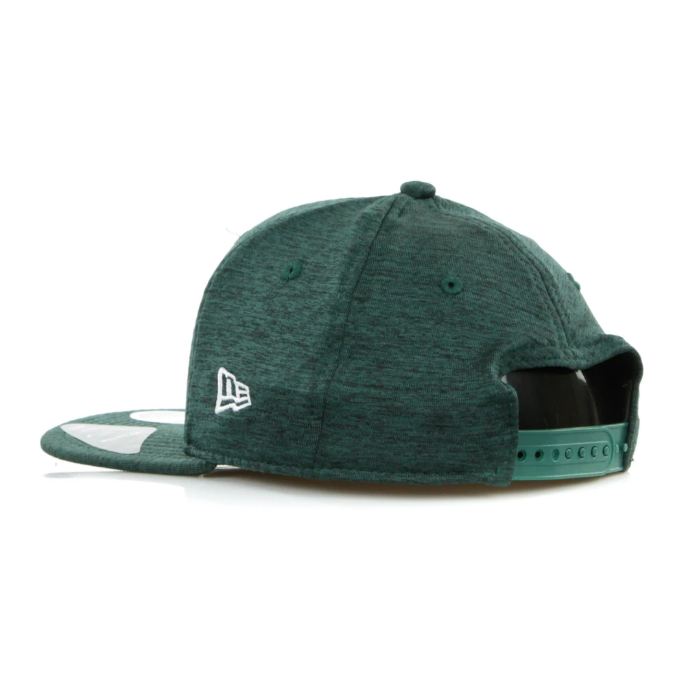 new era Donkergroen Wit Platklep Pet Green Heren