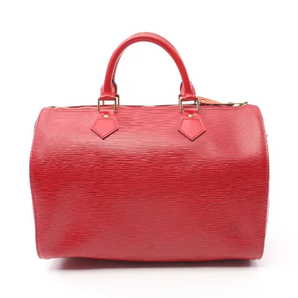 Louis Vuitton Vintage Pre-owned Leather handbags Red Dames
