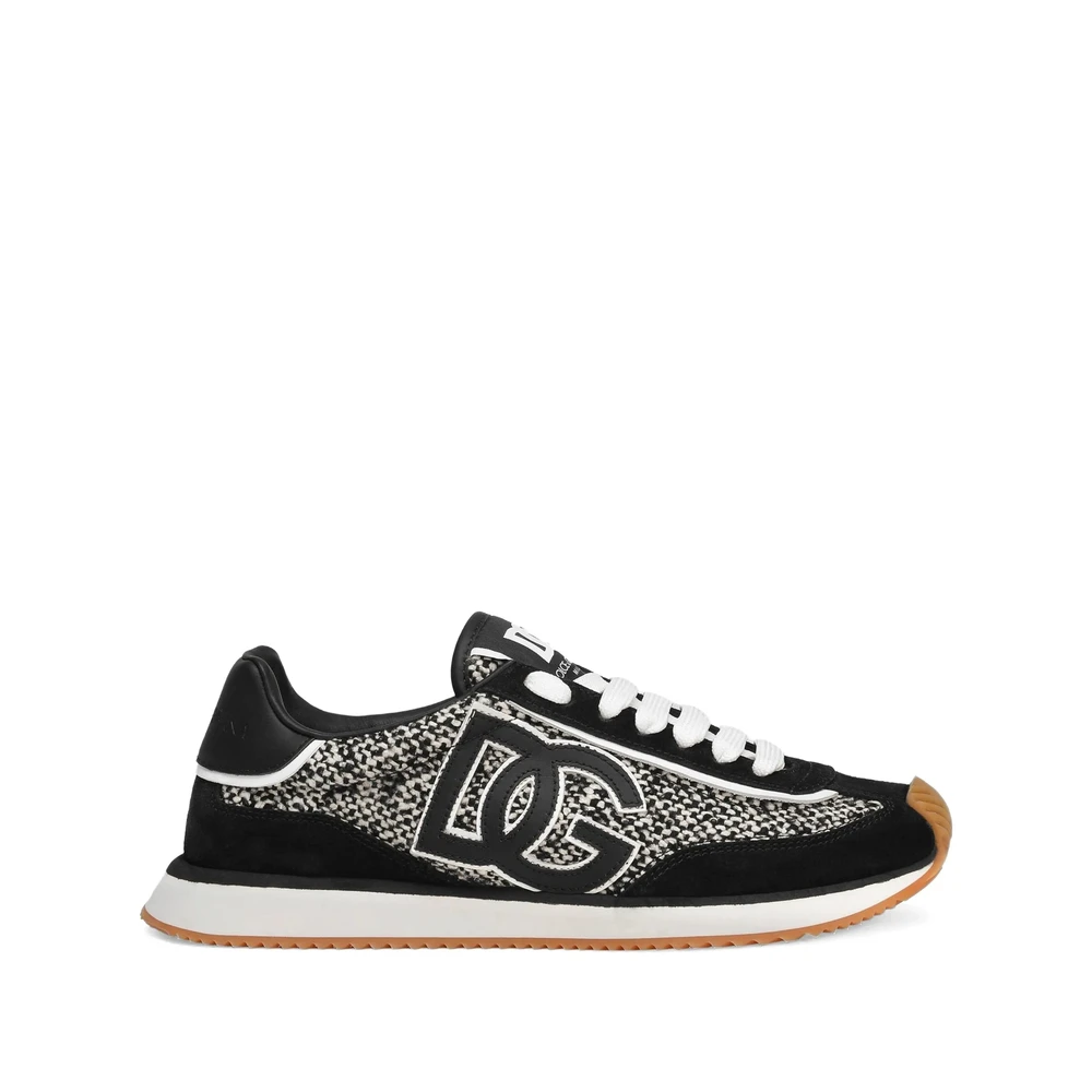 Dolce & Gabbana Suède Veterschoenen Dames Schoenen Zwart